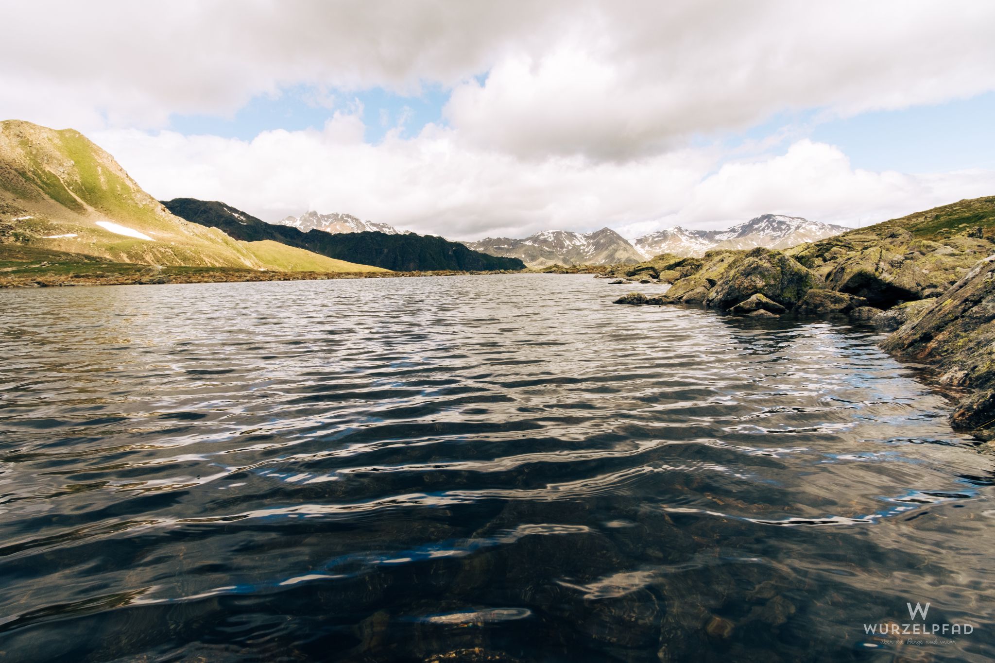 Blick über den Alplahner See